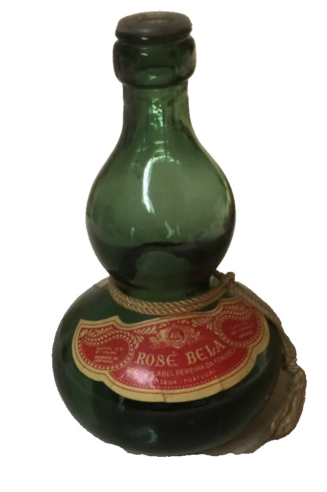 Empty VINTAGE Rose Bela Abel Pereira Da Fonseca Lisboa Portugal Wine Bottle  5