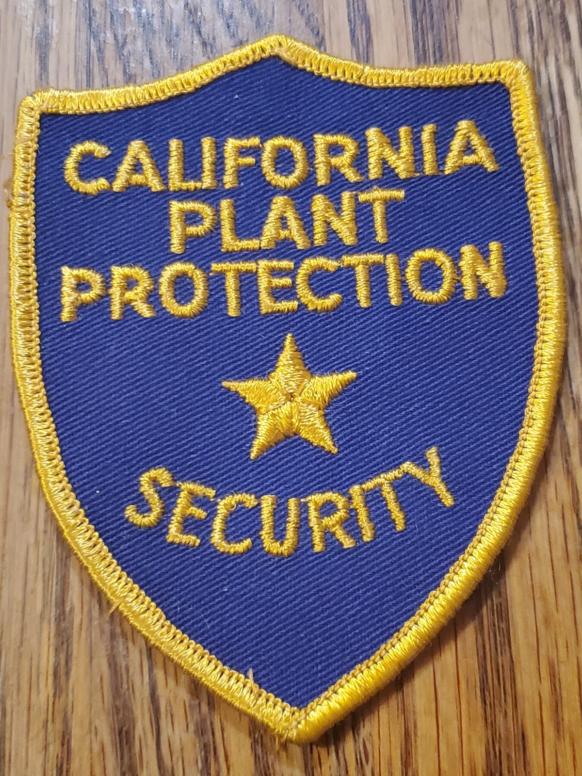 Obsolete uniform patch from the California Plant Protection (CPP)