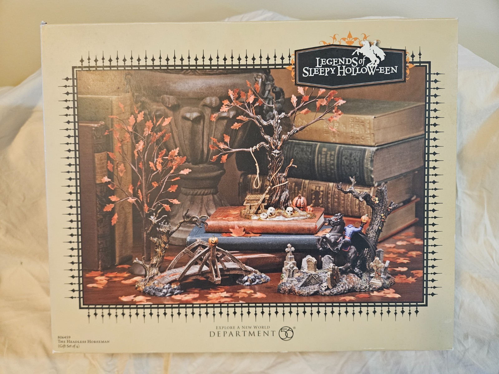 Dept 56 Legends Sleepy Hollow-een Headless Horseman Gift Set 806459 w/ Box