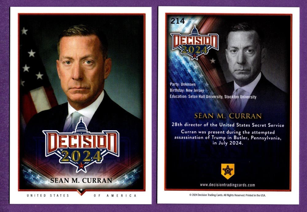 Sean M. Curran Decision 2024-25 Update #214 DIRECTOR OF THE U.S. SECRET SERVICE