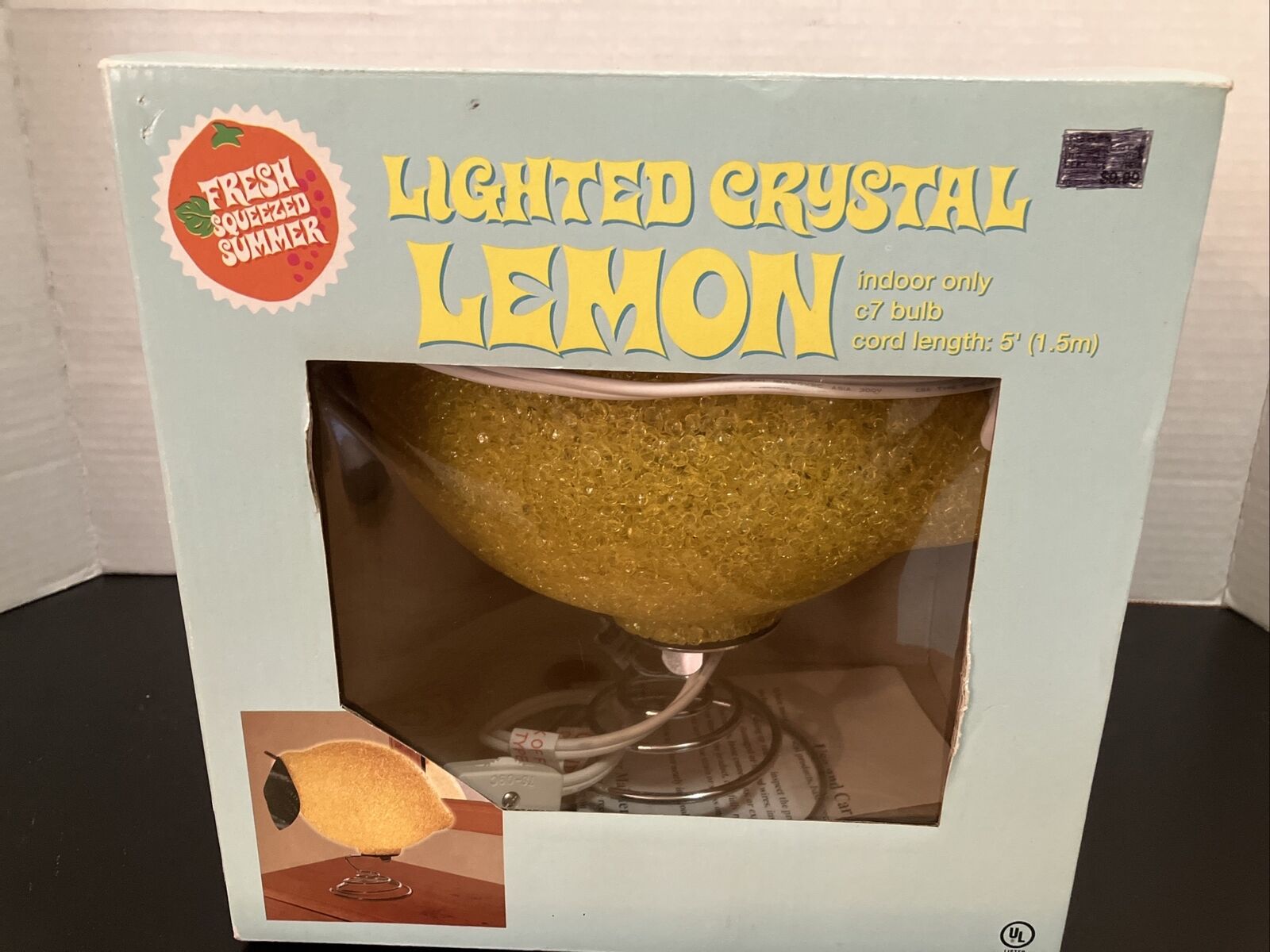 Lighted Crystal LEMON 