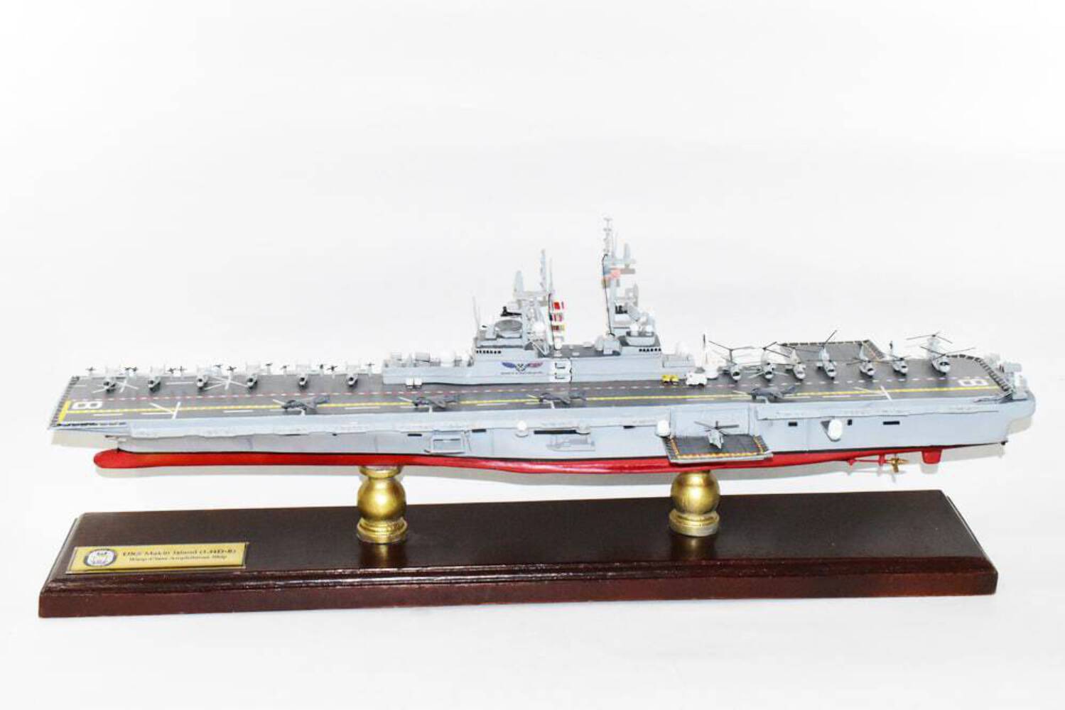 USS Makin Island (LHD-8) Amphibious Assault Ship, Assault Ship Model, Wasp, 24