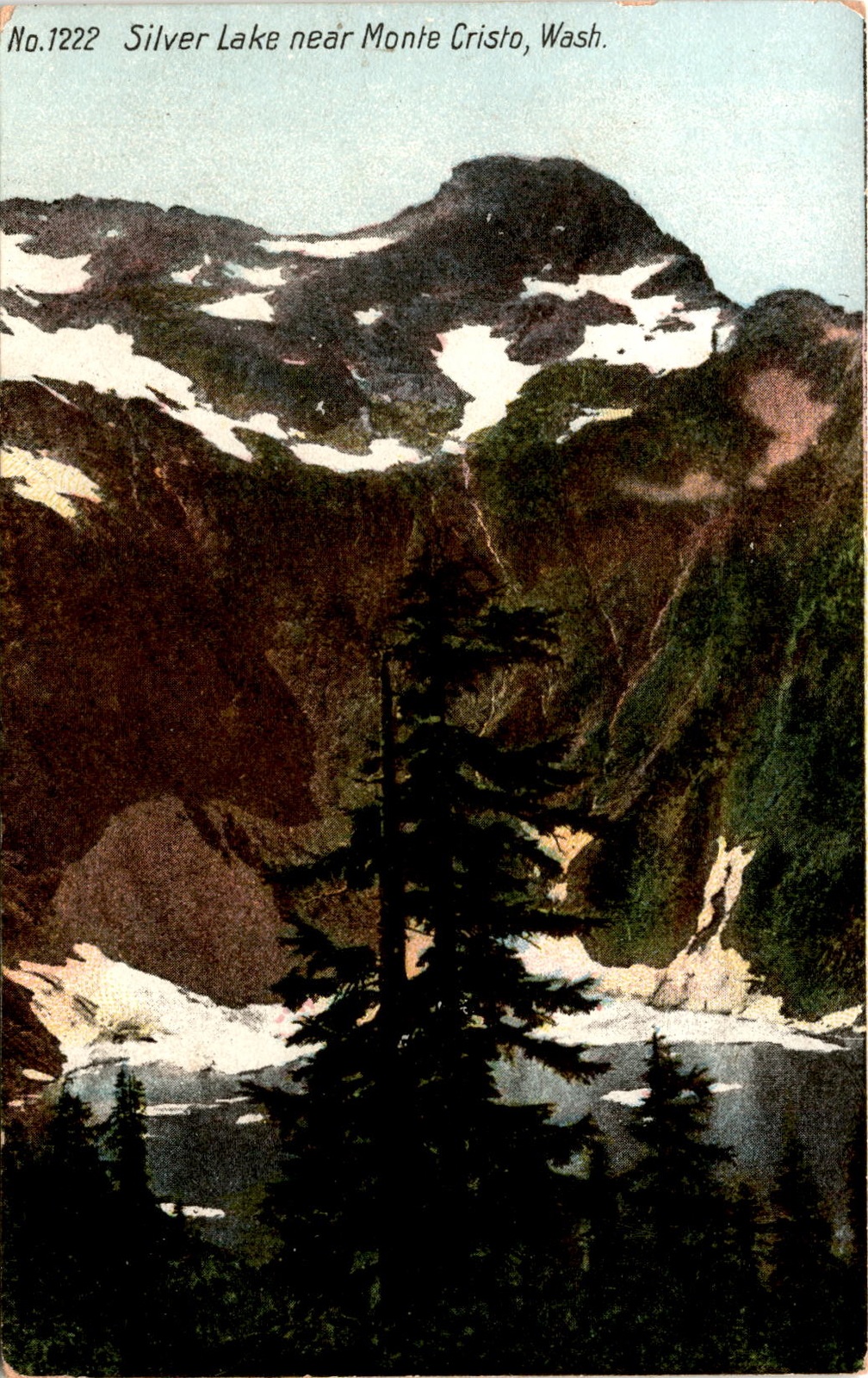 Silver Lake, Monte Cristo, Wash, Pacific Novelty Co., San Francisco, Postcard