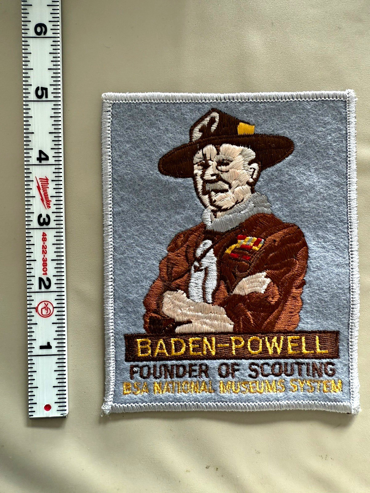 Boy Scouts BSA Baden-Powell Founder of Scouting Patch - Single Unit