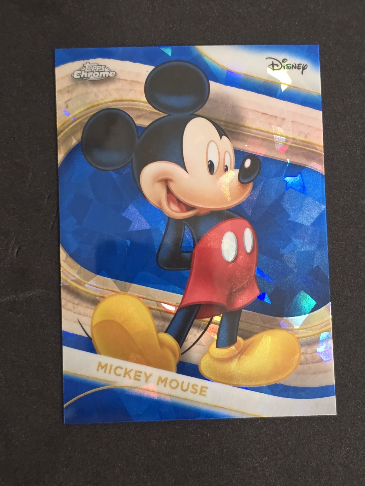 2025 Topps Chrome Disney Sapphire Mickey Mouse #1 A
