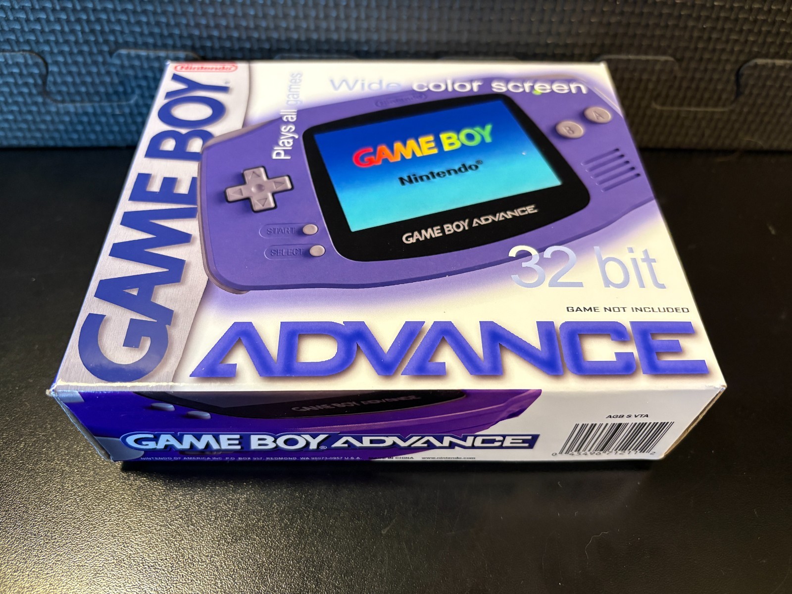 2001 Nintendo Game Boy Advance (INDIGO) - Empty custom design display box