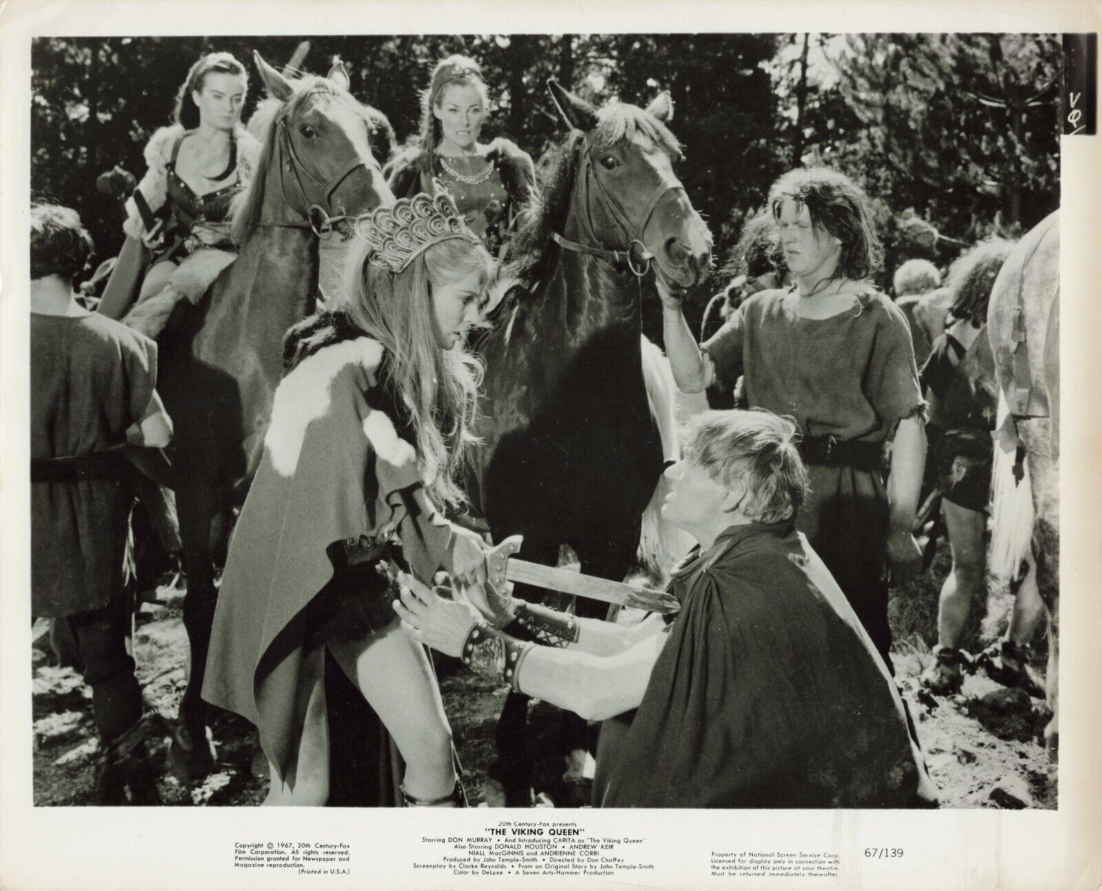 The Viking Queen | Don Murray Carita Andrew Keir VINTAGE 8x10 Photo
