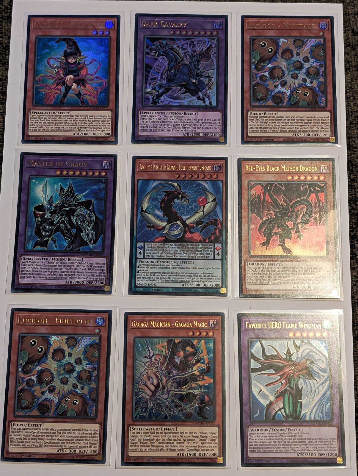 Yu-Gi-Oh TCG 9-Card Foil 1st Ed. Card Bundle Magnificent Monsters 2026