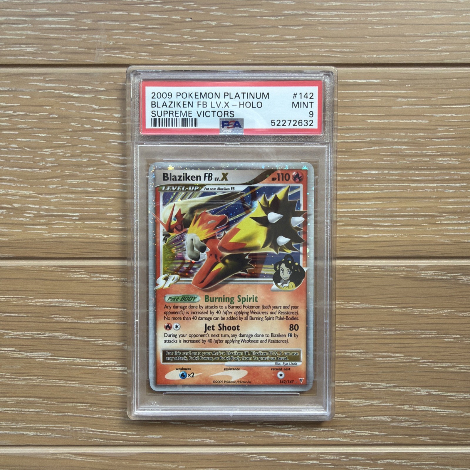 POKEMON BLAZIKEN FB LV.X HOLO 142/147 PLATINUM SUPREME VICTORS 2009 PSA 9 POKEMON BLAZIKEN FB LV.X HOLO 142/147 PLATINUM SUPREME VICTORS 2009 PSA 9