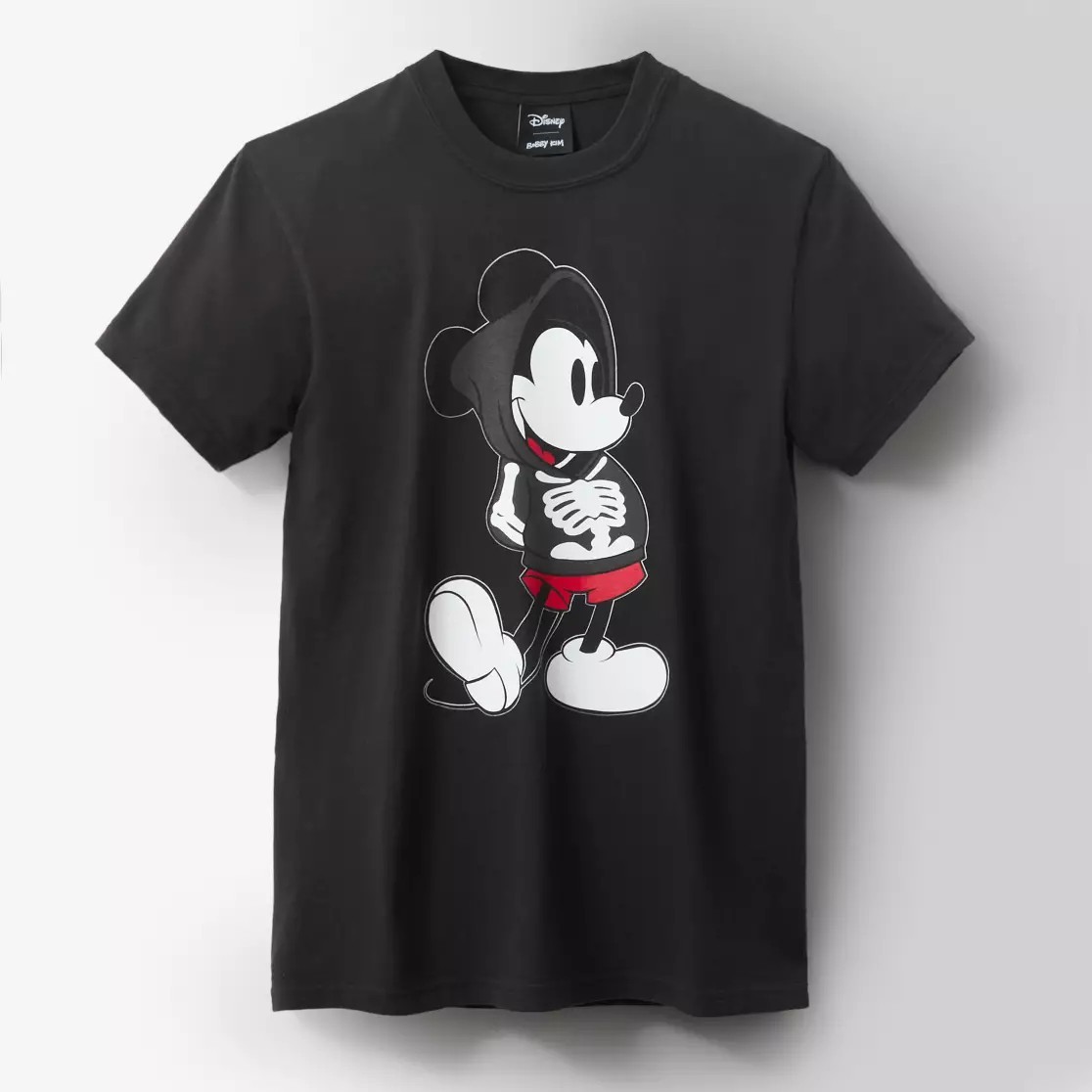 Disney X Bobby Kim 💀 - Mickey Mouse Skeleton T-Shirt - Size Medium