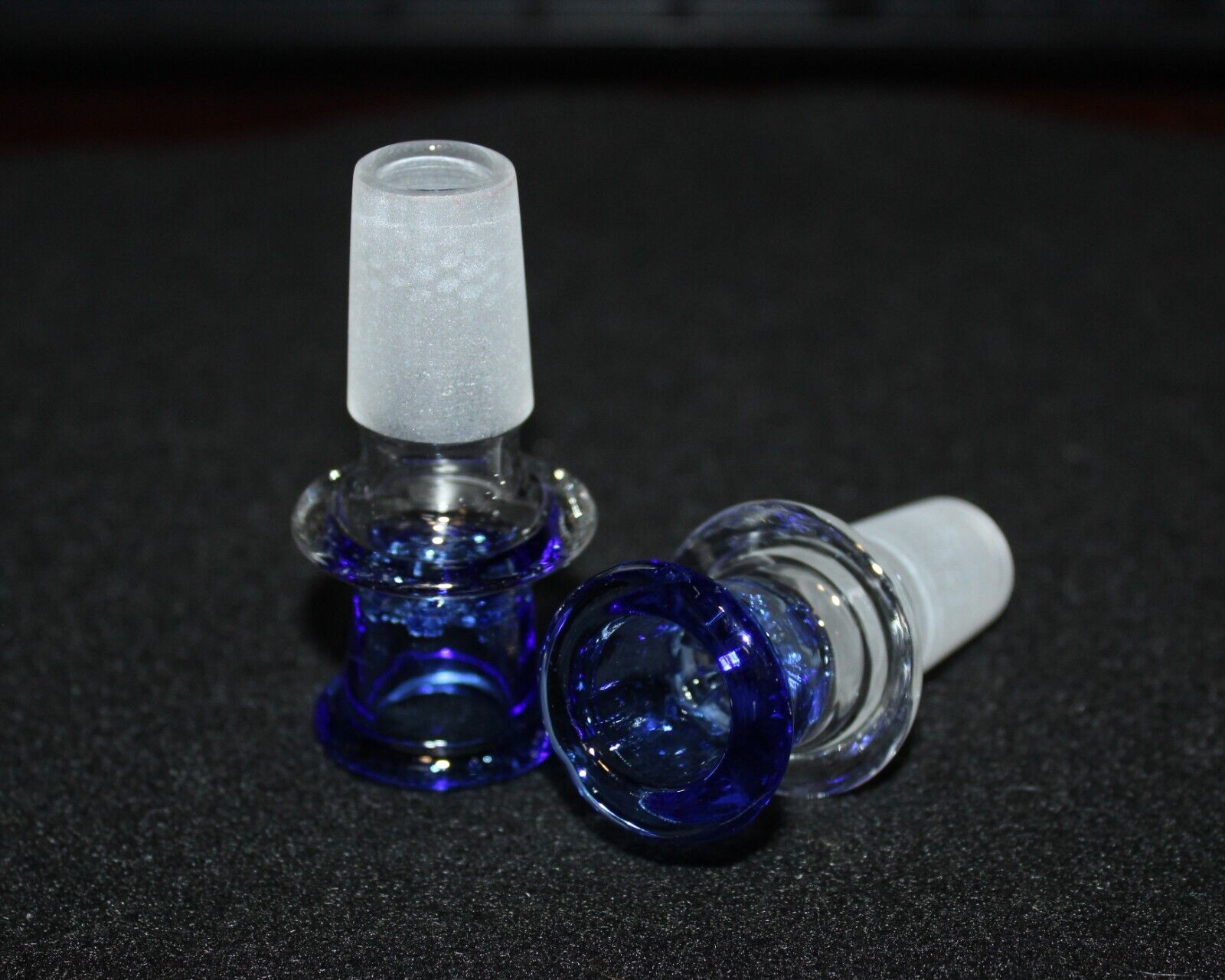 18mm BLUE SHOTS Mobius-like Slide Bowl SNOWFLAKE SCREEN slide bowl 18 mm male