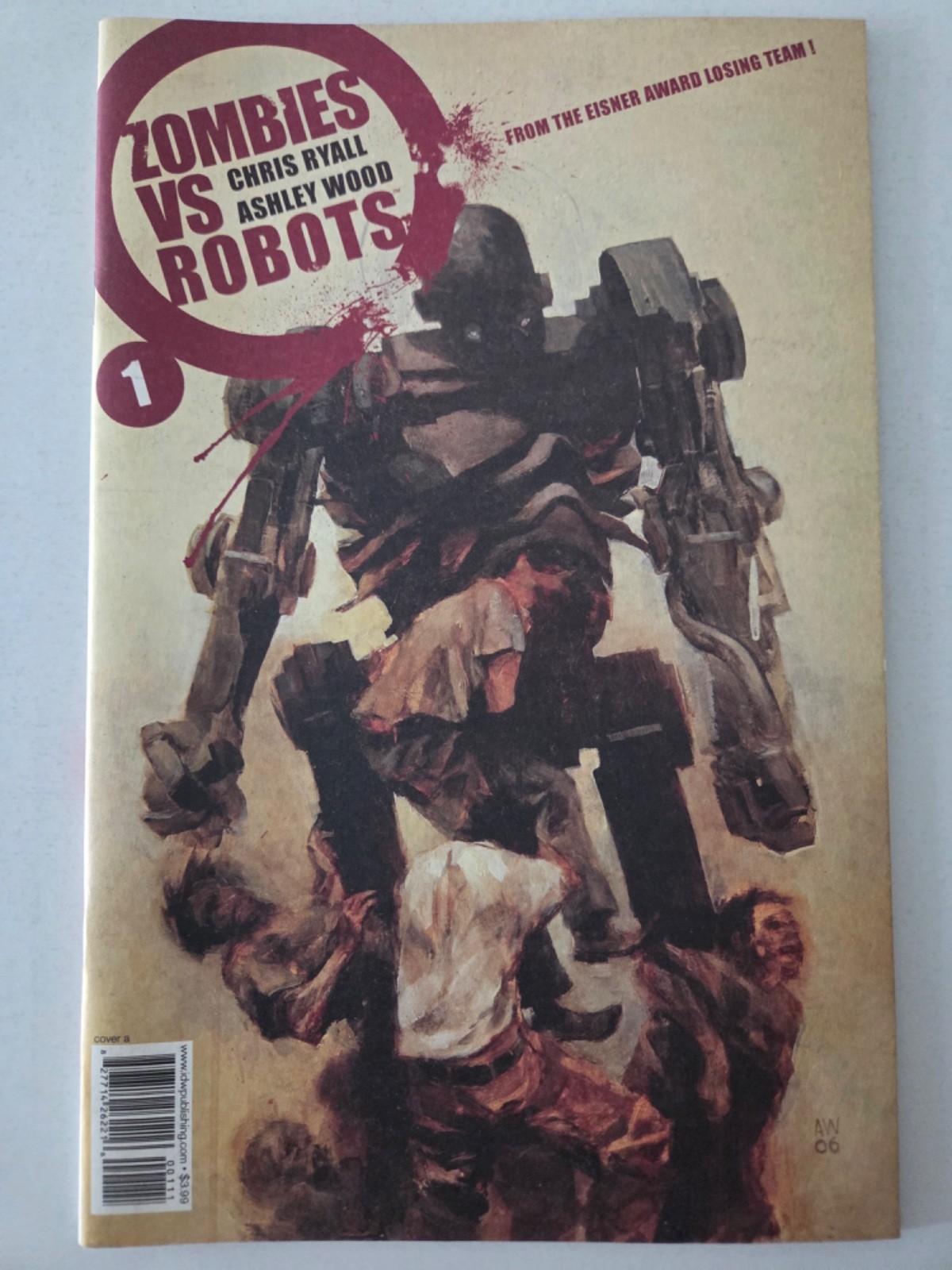 ZOMBIES VS ROBOTS #1 (2006) IDW COMICS CHRIS RYALL ASHLEY WOOD COVER & ART