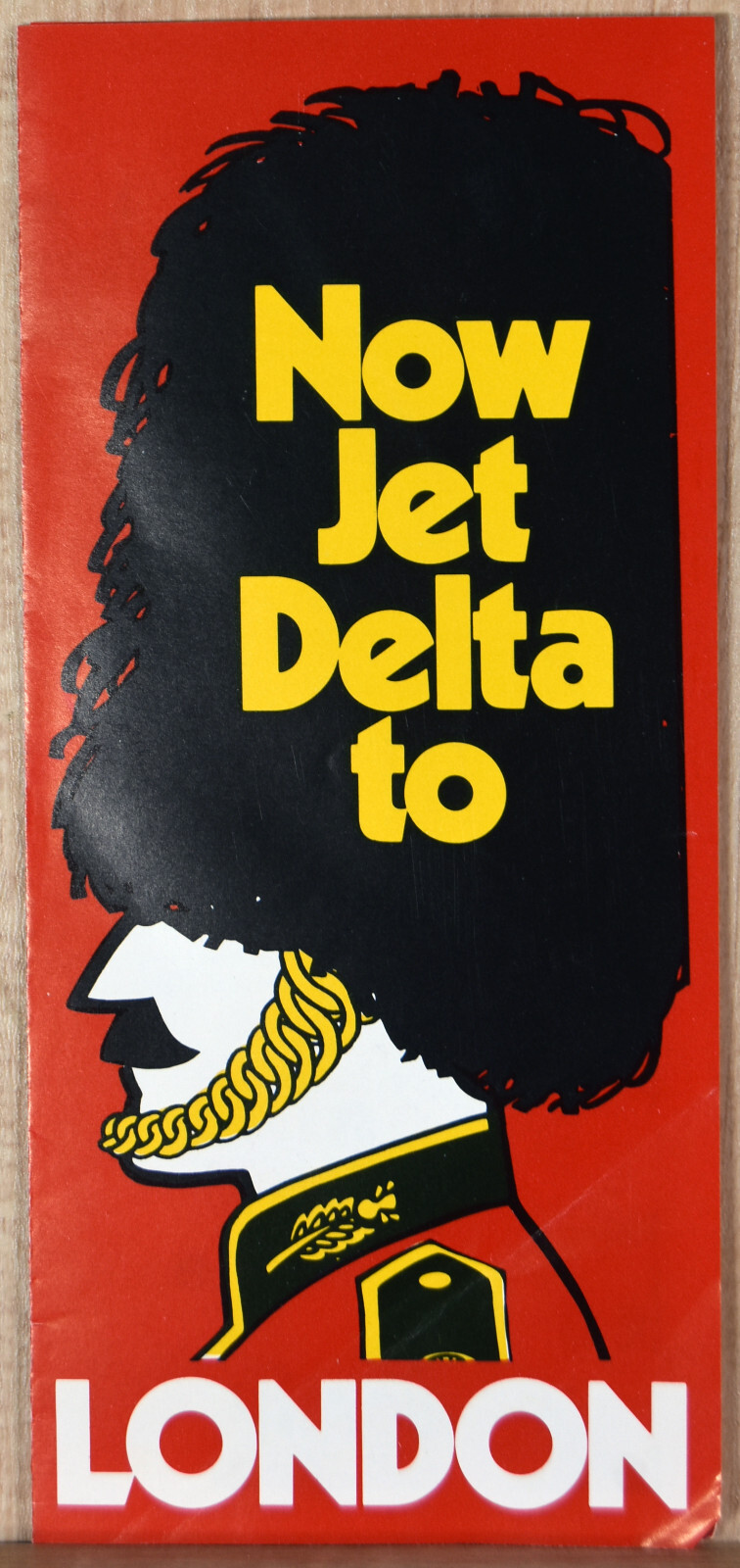 1970s Brochure Now Jet Delta To London Airlines Gatwick Aviation L-1011 TriStar
