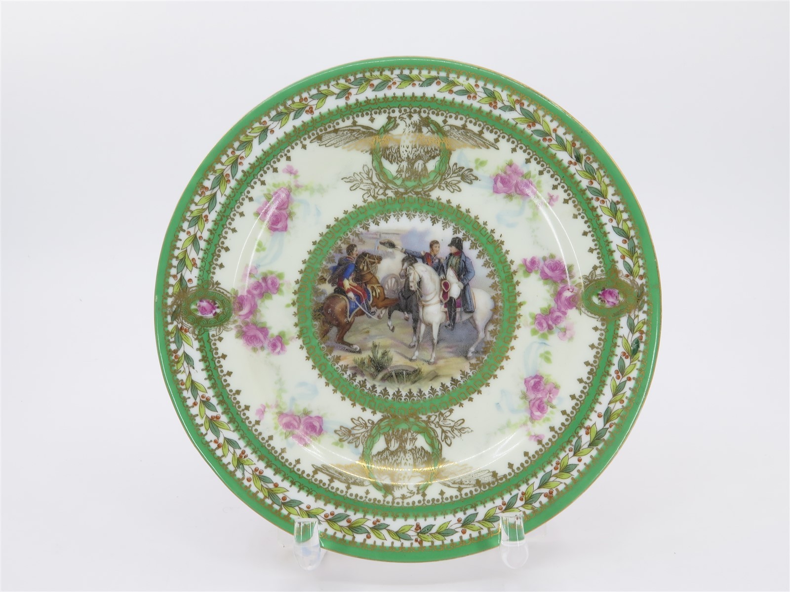 ANTIQUE AUSTRIA VIENNA CABINET PLATE 