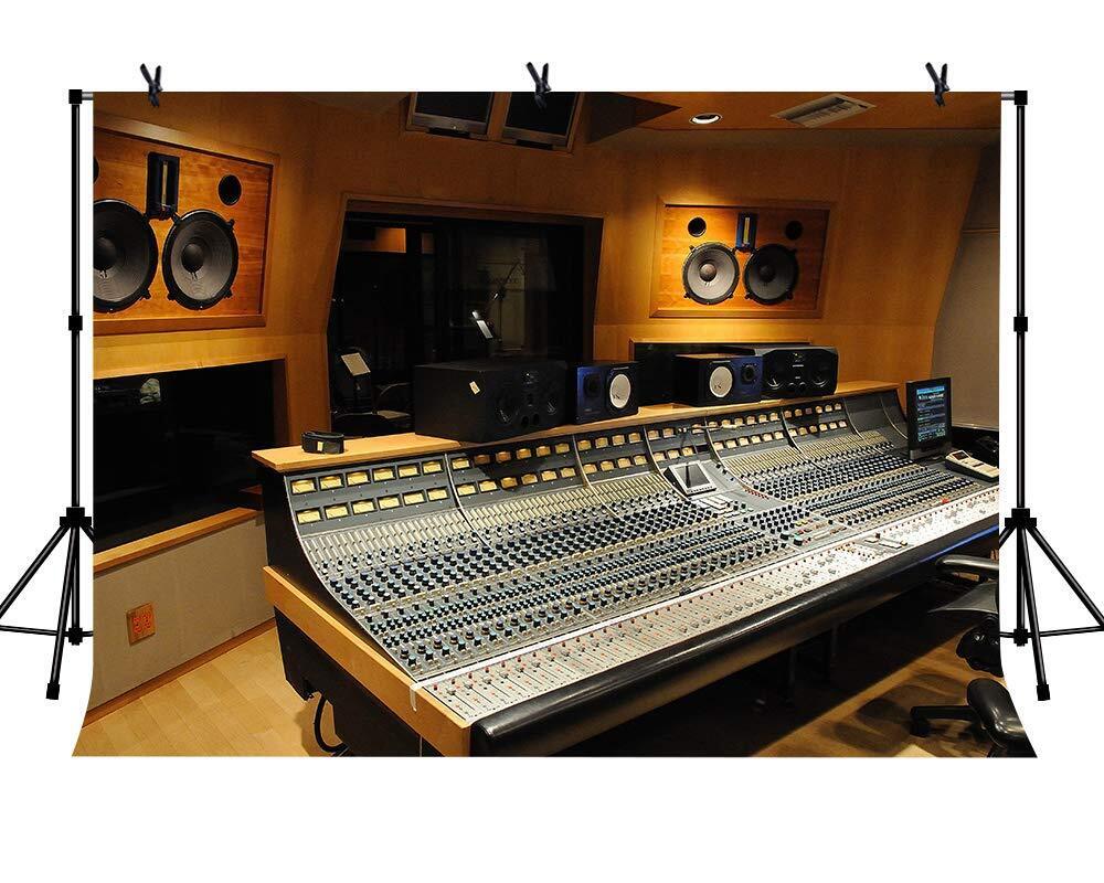 7x5ft Recording Studio Background Modern Recording Studio for Song Recording ...