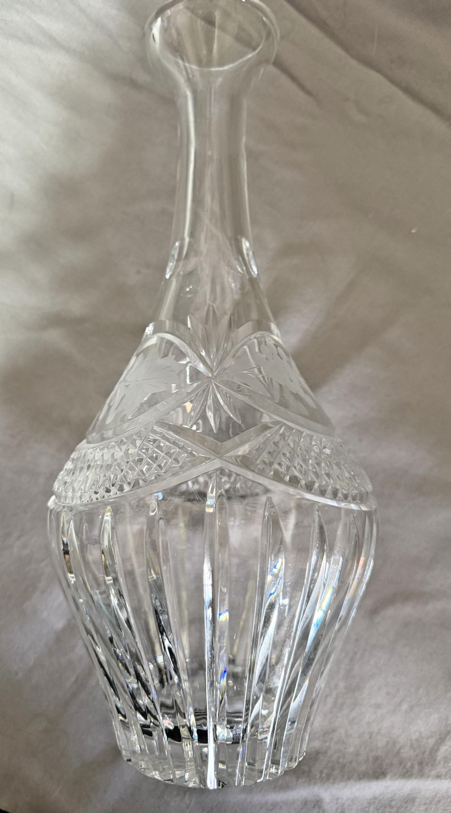 Vintage Cut Crystal Vase 12.25\ Vintage Cut Crystal Vase 12.25\
