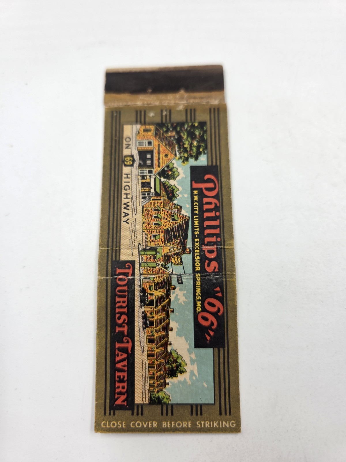 Tourist Tavern On 69 Phillips 66 Excelsior Springs Missouri Cover Tourist Tavern On 69 Phillips 66 Excelsior Springs Missouri Cover