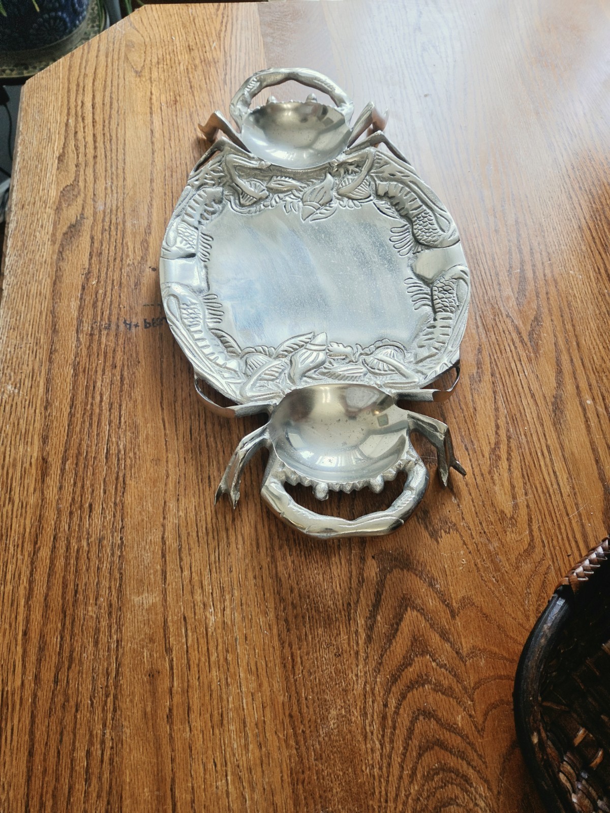 Vintage Arthur Court  cast Aluminum Seafood Platter