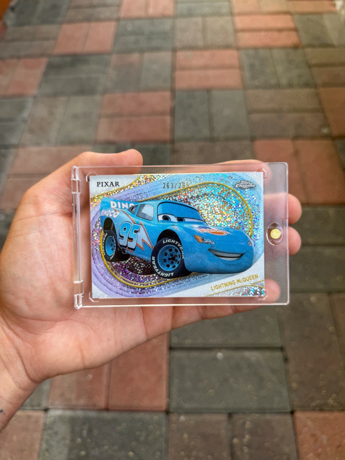 2025 Topps Chrome Disney #50 LIGHTNING MCQUEEN Image Variation /265 2025 Topps Chrome Disney #50 LIGHTNING MCQUEEN Image Variation /265