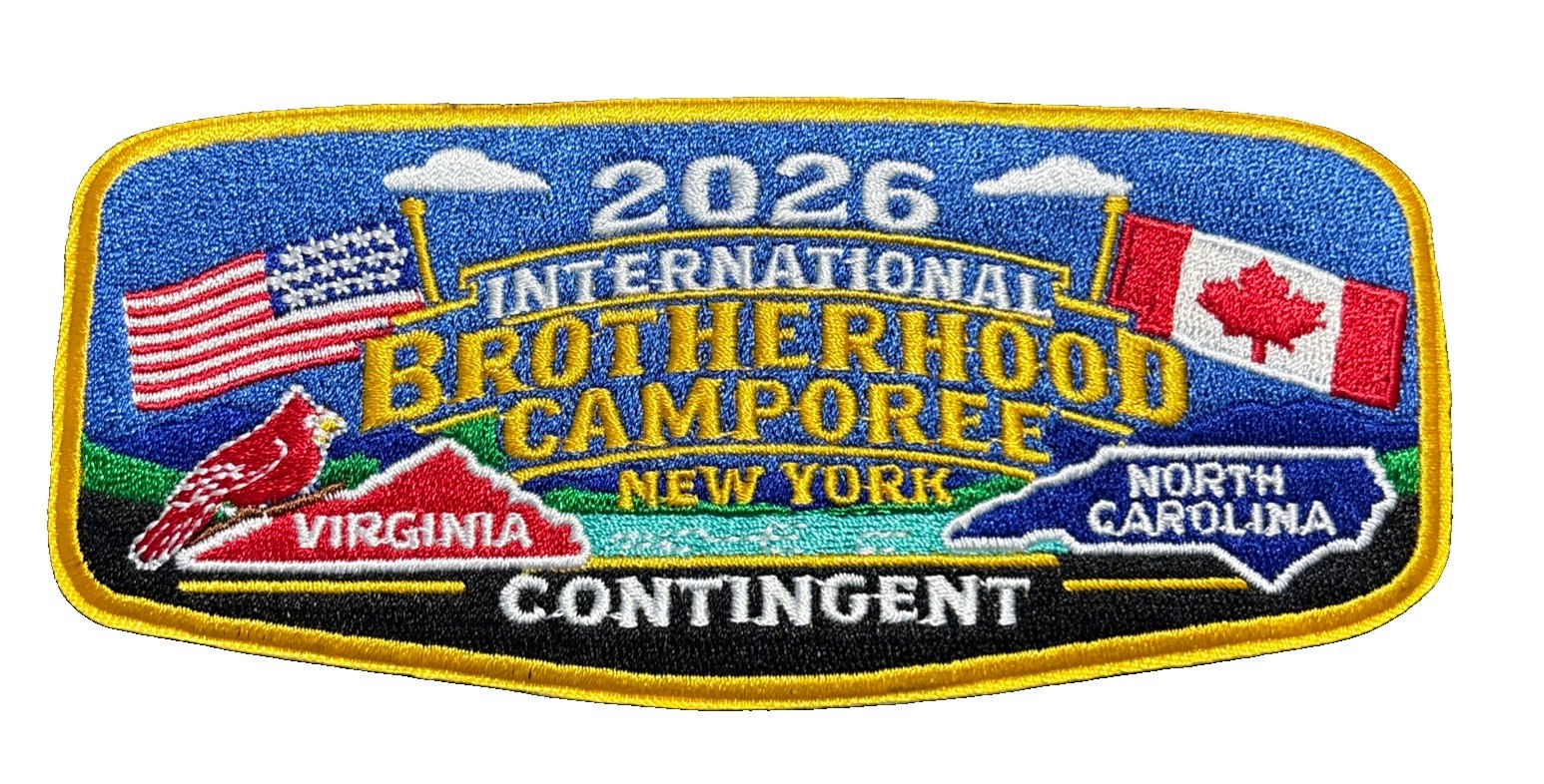 2026 WORLD BROTHERHOOD CAMPOREE CONTINGENT ISSUE BSA VIRGINIA NORTH CAROLINA
