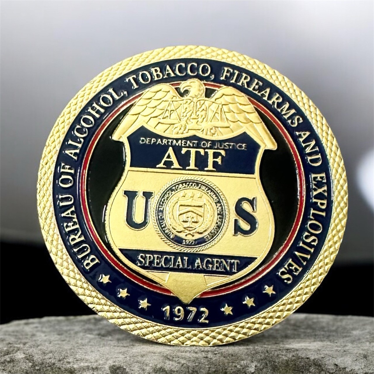 DEPT OF ALCOHOL TOBACCO FIREARMS (ATF) Challenge Coin ·IN STOCK· ·FAST SHIPPING·