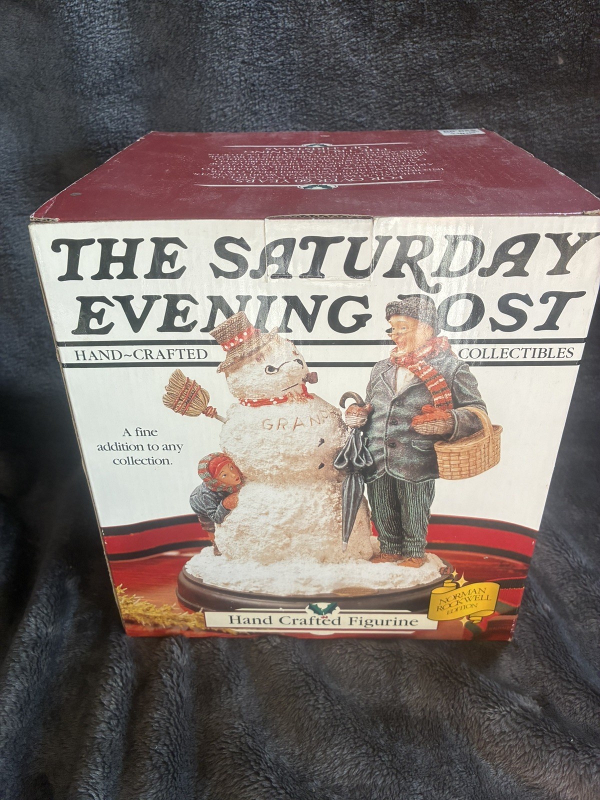 The Saturday Evening Post Hand Crafted Figurine Santa Christmas The Saturday Evening Post Hand Crafted Figurine Santa Christmas