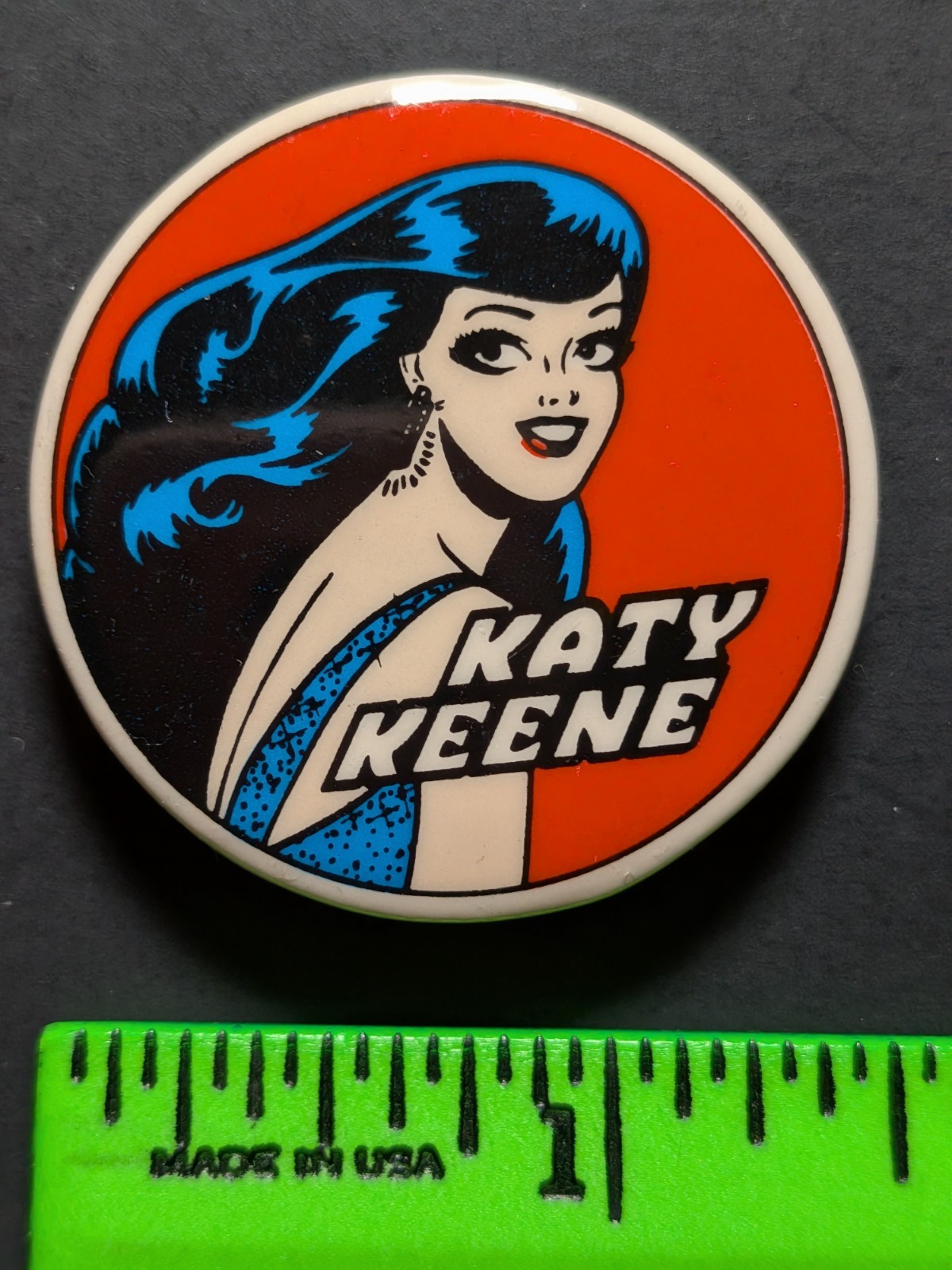 Vintage Katy Keene Archie Comics Pinback Pin Vintage Katy Keene Archie Comics Pinback Pin