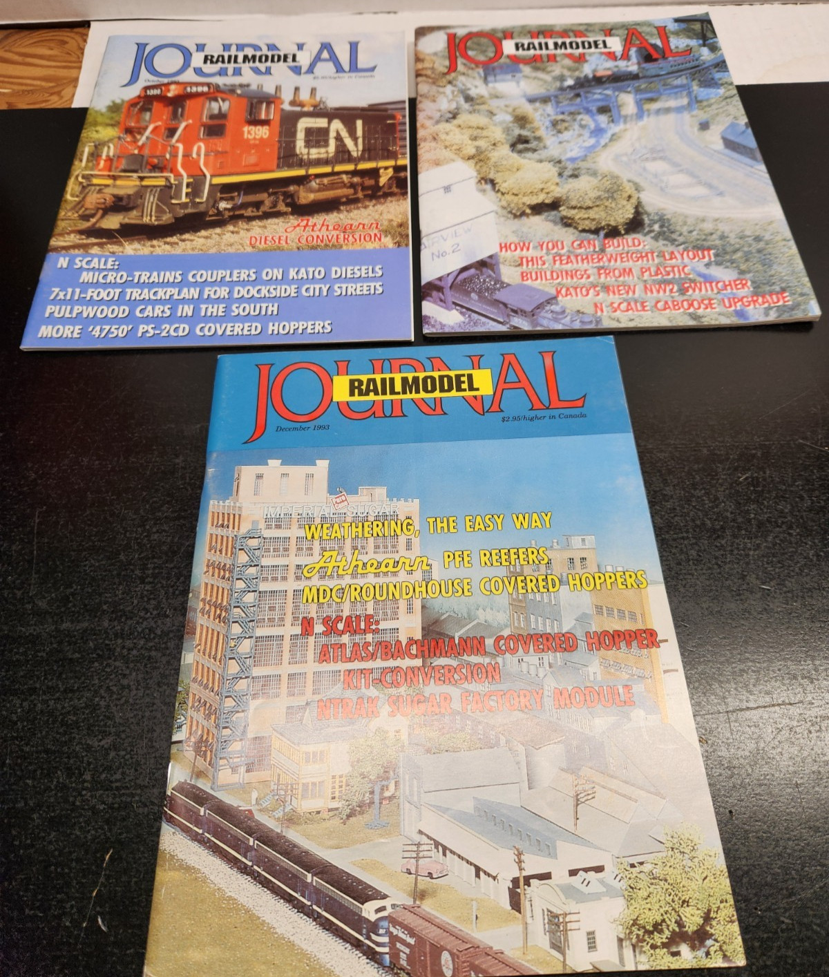 October, November, & December  1993 Railmodel Journal - Trackplan, Caboose