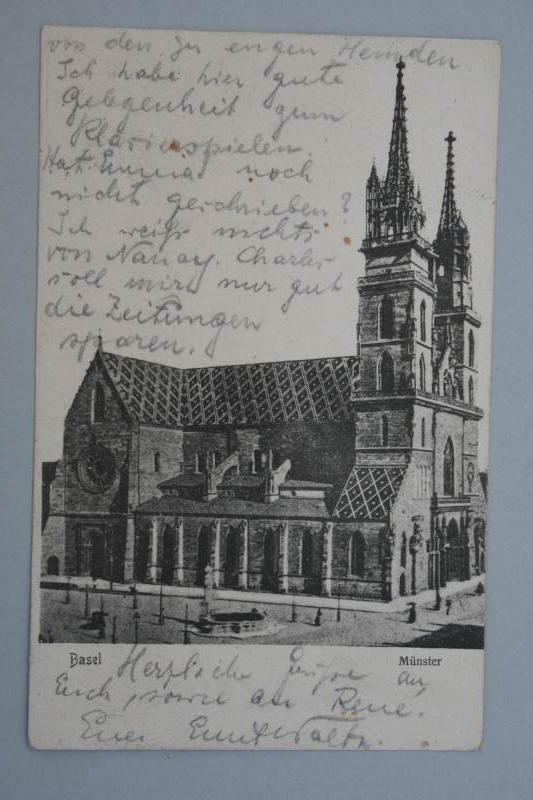 Switzerland-Basel-Munster, 1906