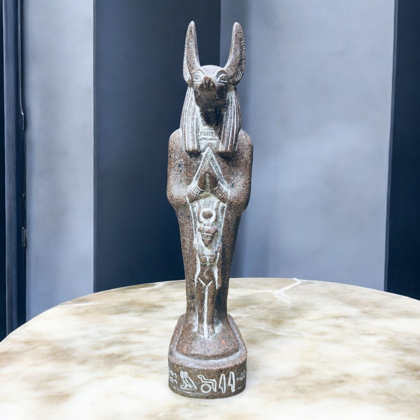 Ancient Egyptian Anubis Statue Rare Unique Pharaonic God Underworld Antique BC