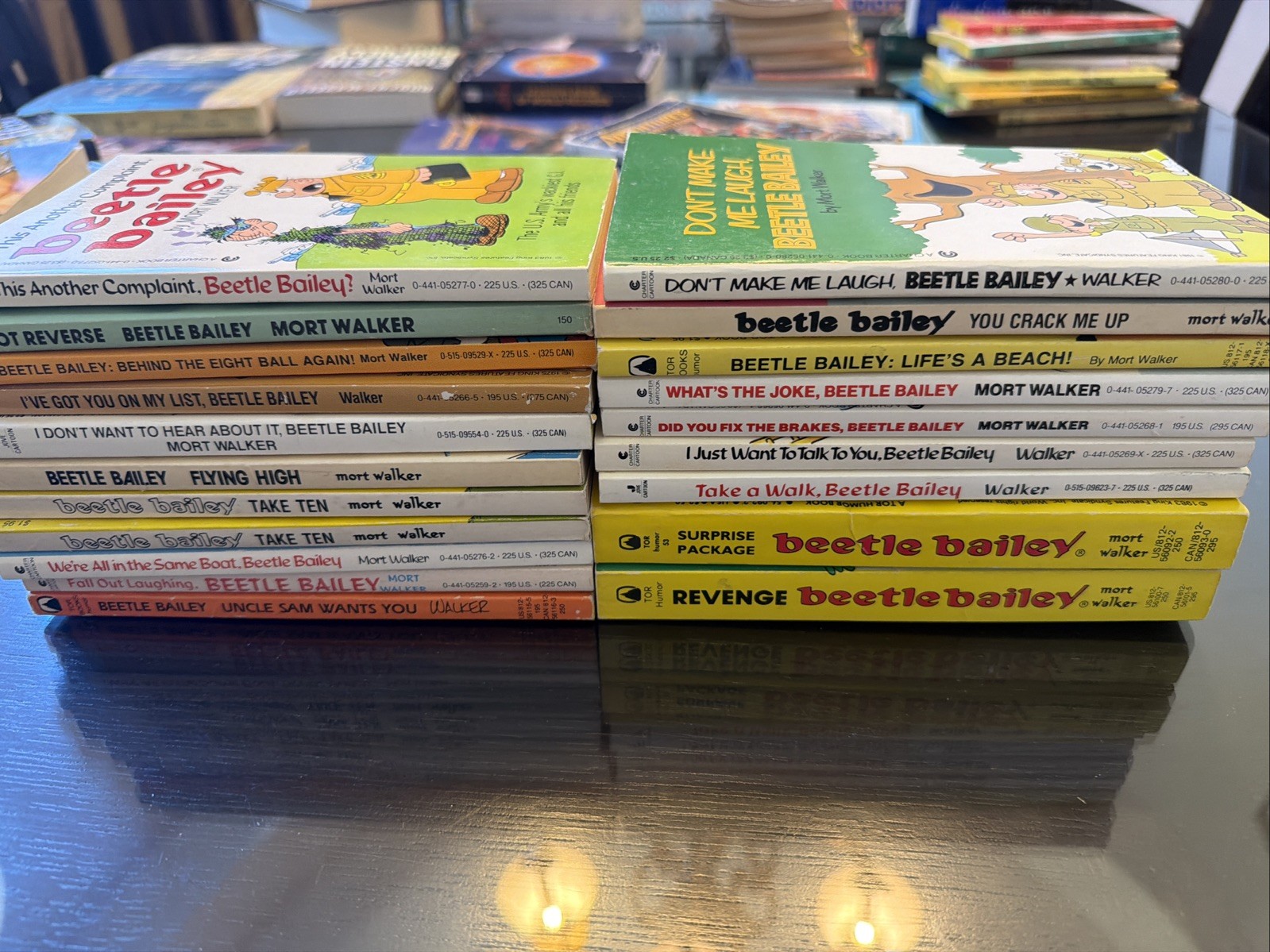 Vintage Comic Paperbacks Lot Of 16 Beetle Bailey