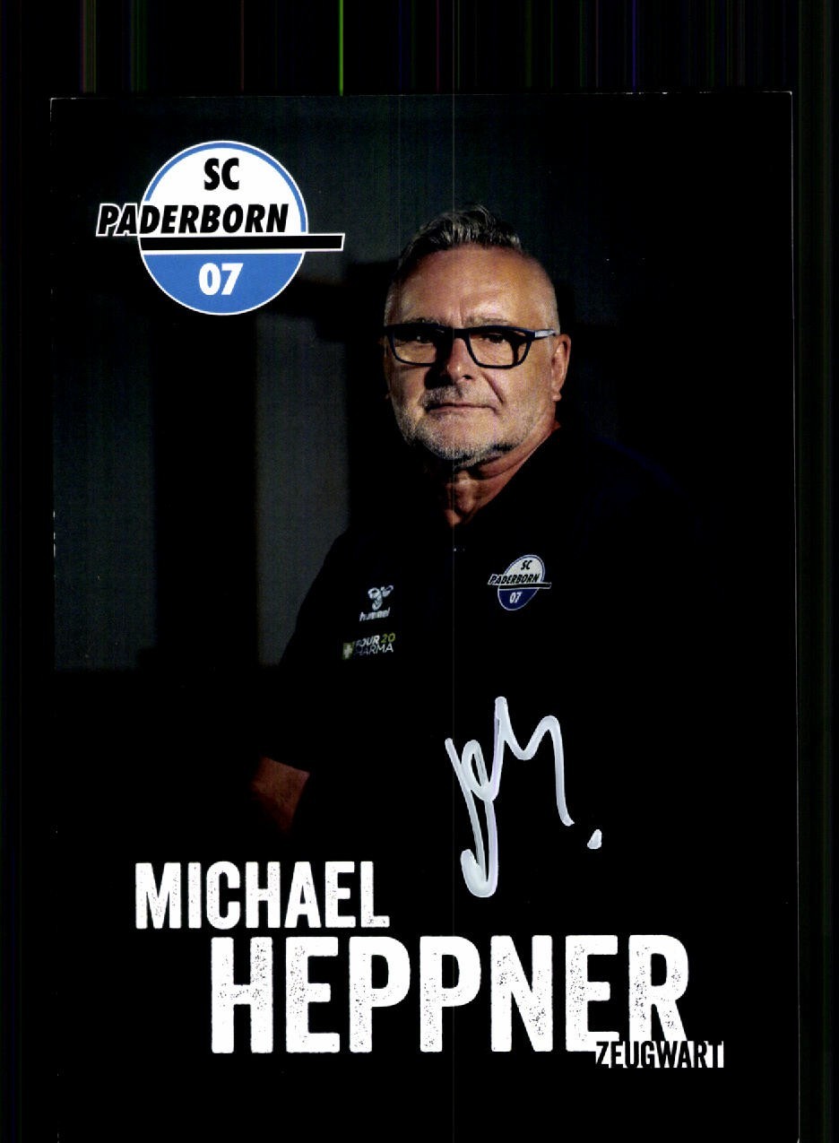 Michael Heppner autograph card SC Paderborn 2025-26 original signed