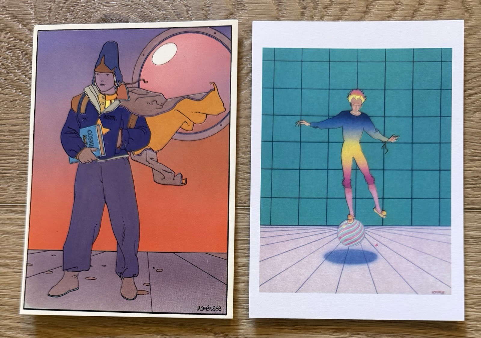 • Italian Fumetti (Moebius,Manara,etc.) •  BIG Set/Lot of (13) Vintage Postcards