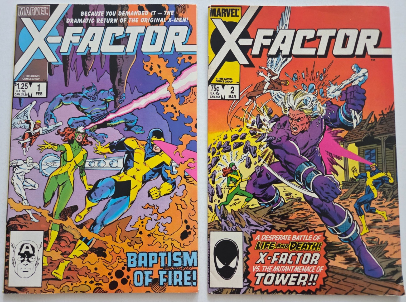 X-FACTOR SET OF 62 ISSUES (1985) MARVEL COMICS 1ST CAMEO APOCALYPSE #5 SIMONSON