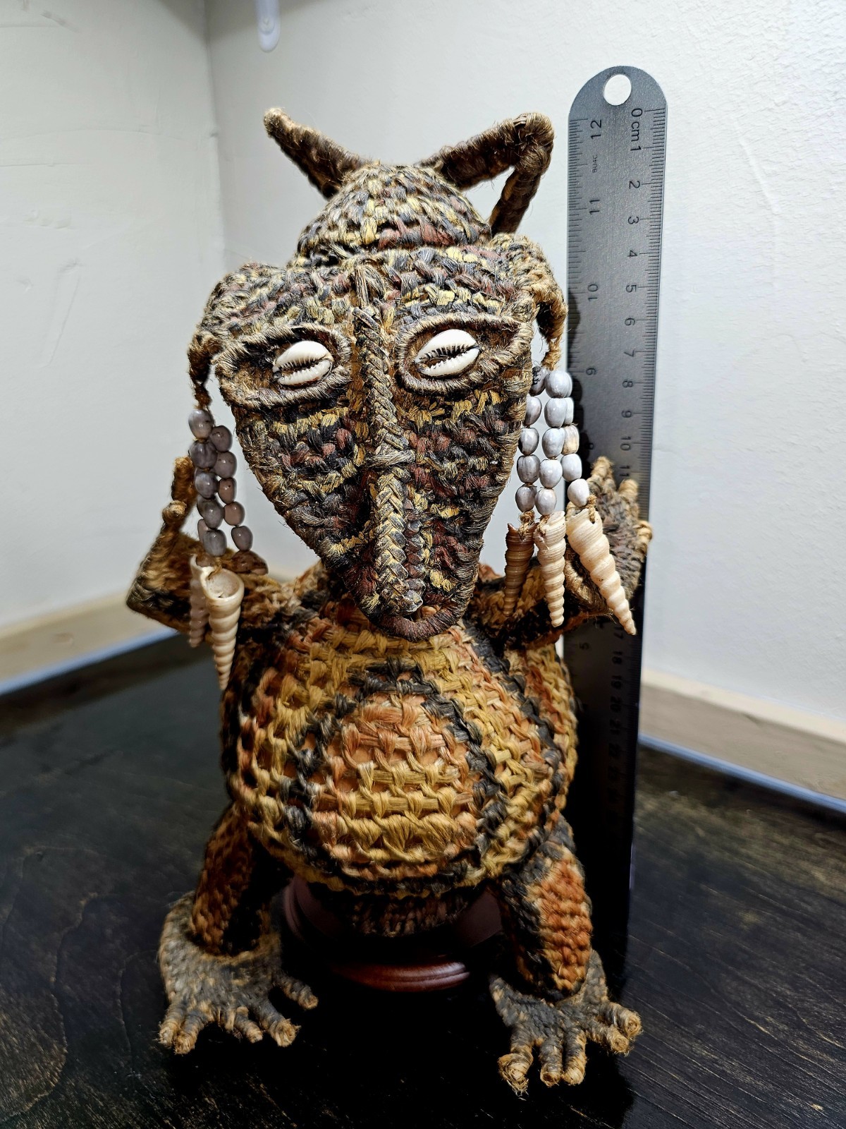 Vintage Namji Fertility Doll - Cameroon African Woven Raffia Ritual 12\ Vintage Namji Fertility Doll - Cameroon African Woven Raffia Ritual 12\