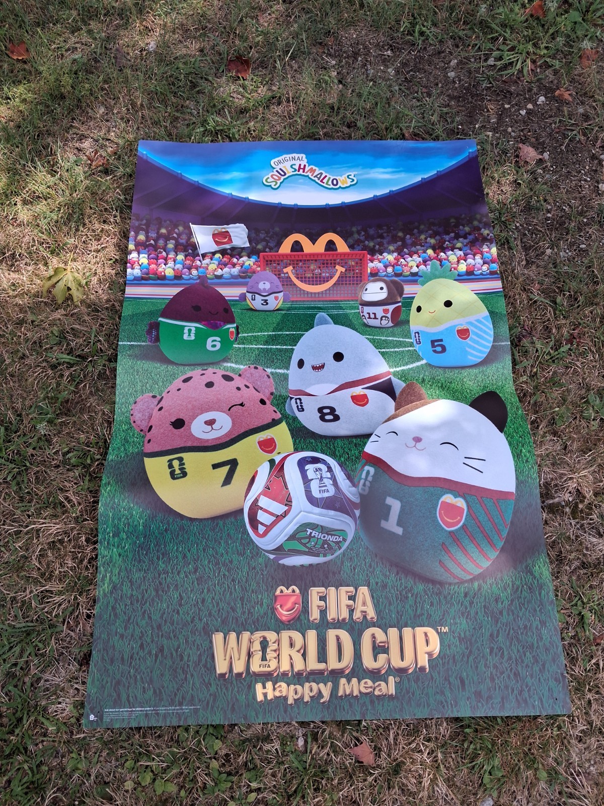 McDonald\'s Fifa World Cup Happy Meal Original Squishmallows Poster