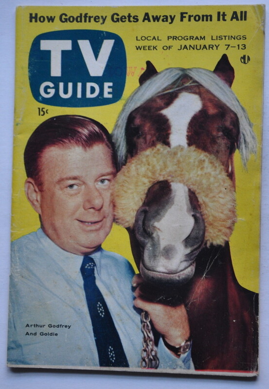 TV GUIDE January 7 1956 ARTHUR GODFREY and GOLDIE issue #145 ***NEW LOW PRICE **