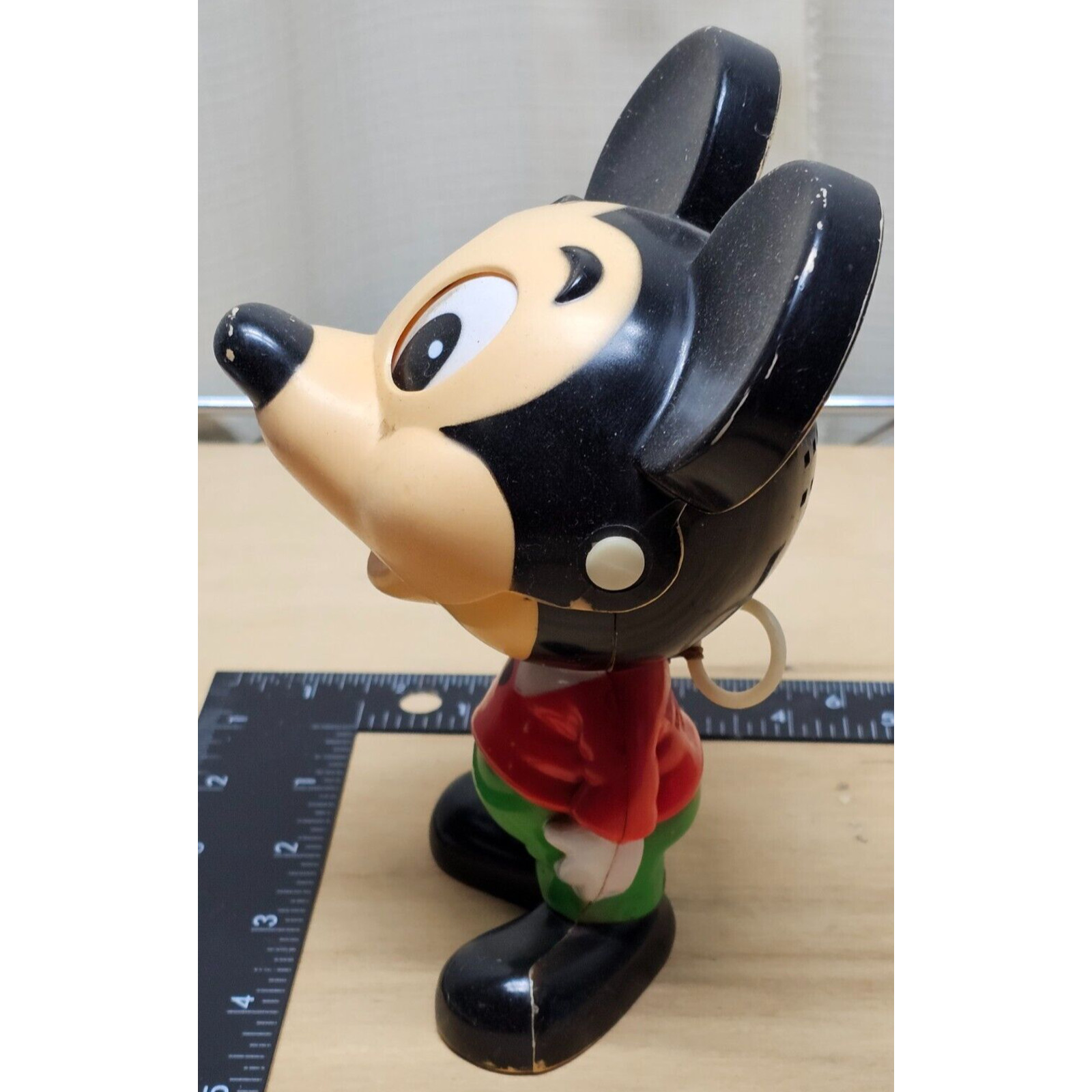 Vintage 1970s Mattel Chatter Chums Mickey Mouse Pull String Talking Toy 1976