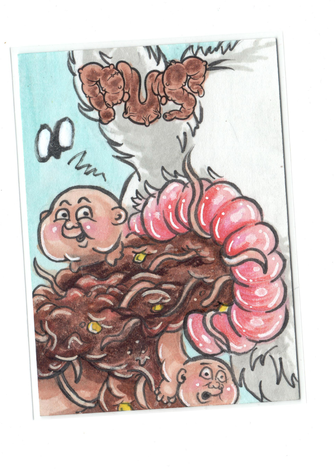 GET A GRIP Poor Unfortunate Souls Sketch Garbage Pail Slippa Chervascus SKETCH