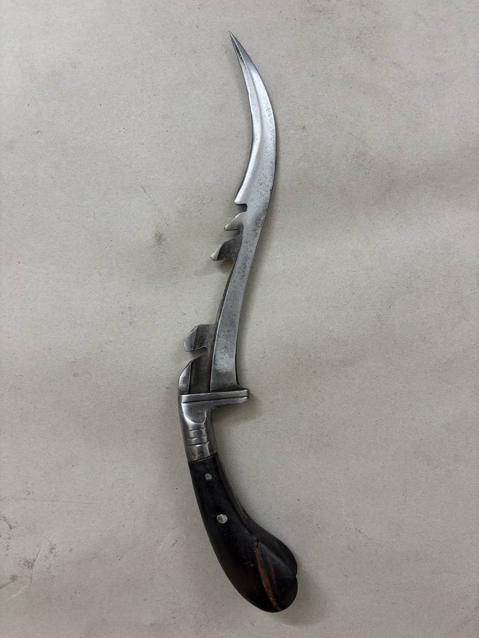 Antique Rosewood Dagger Khanjar Cutlass Machete Poniard Old Rare Collectible