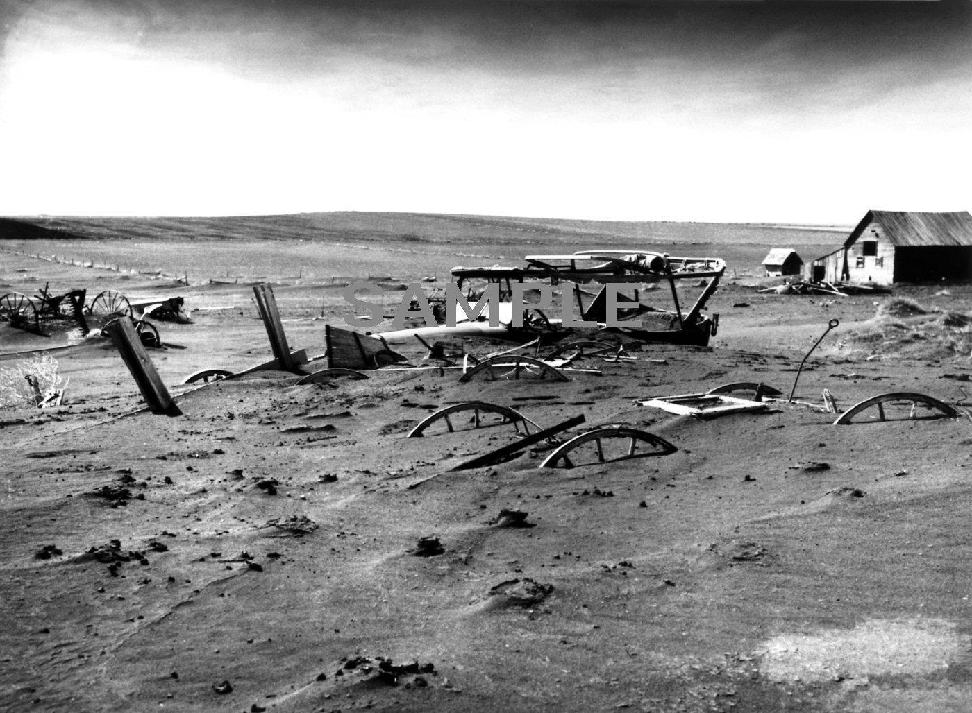 1936 DUST BOWL DEVISTATION South Dakota 5x7 Borderless PHOTO (140-T)