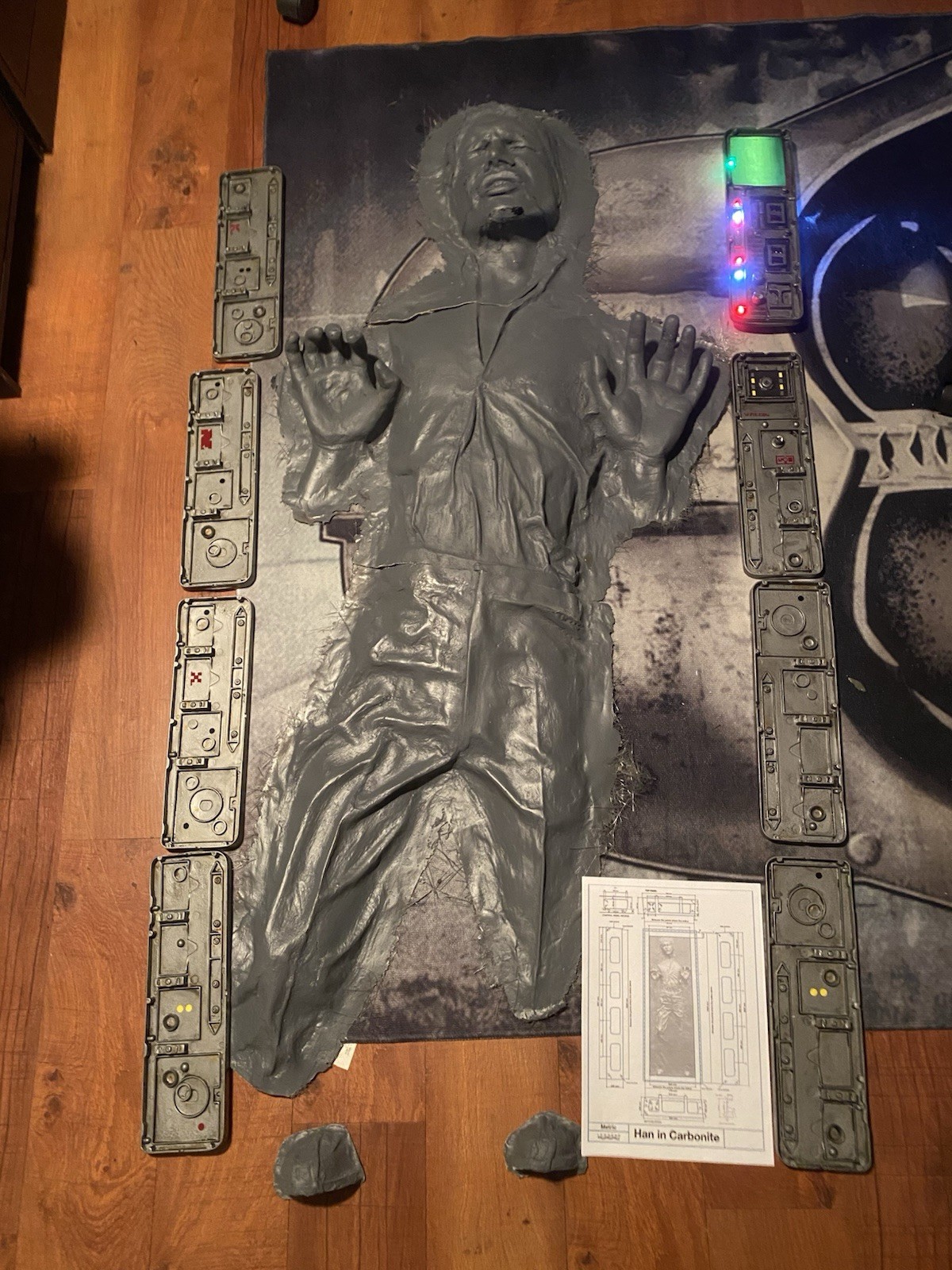 1:1 LifeSize Han carbonite Replica Kit