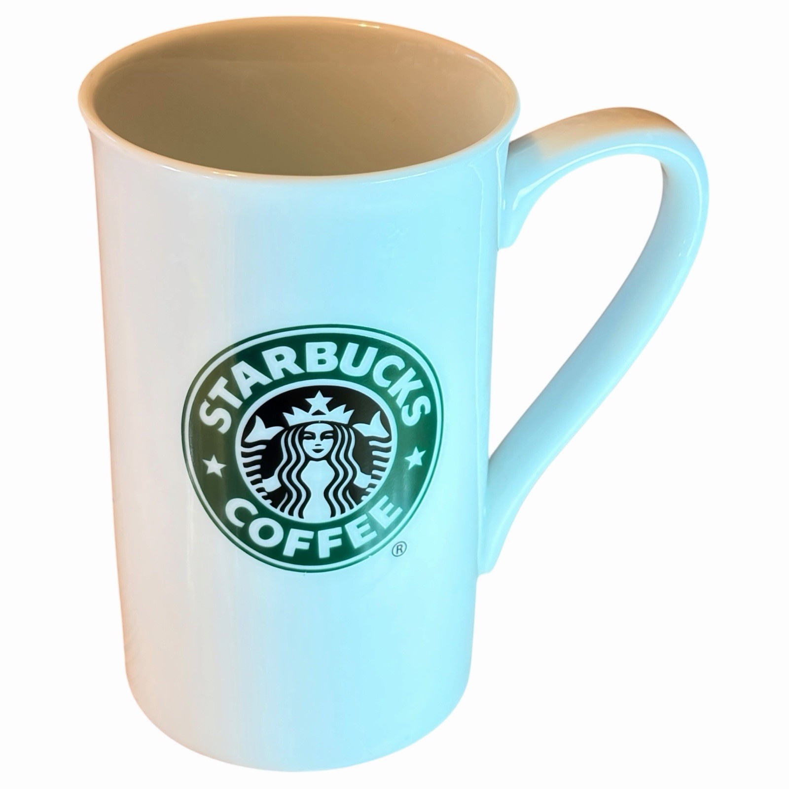 Starbucks Classic Original Mermaid Logo White 2006 Ceramic Coffee Mug Cup 16 oz