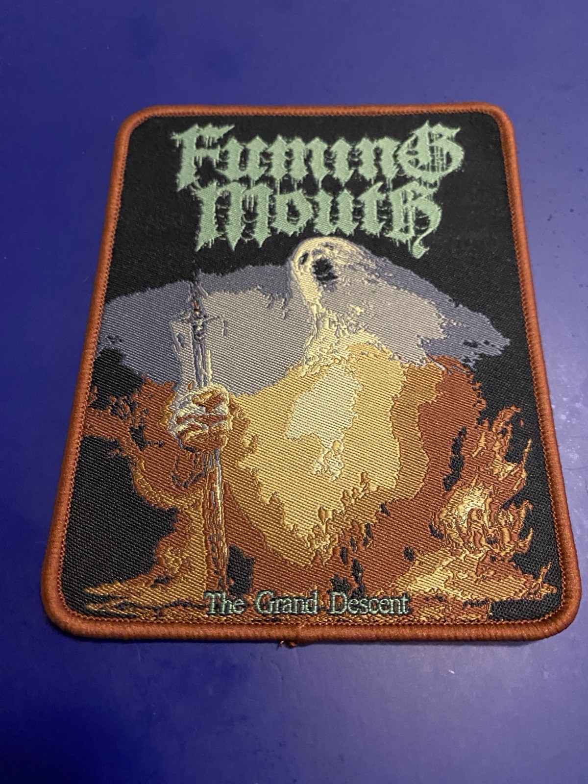 FUMING MOUTH The Grand Descent Metal Band Sew On Patch