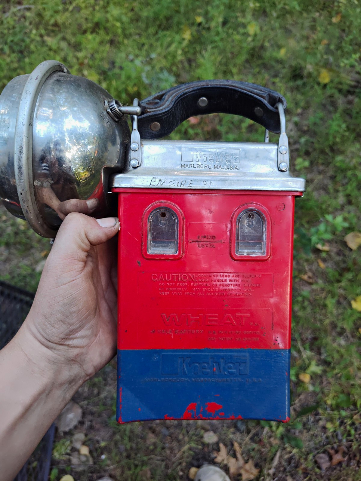 Koehler miners light Antique