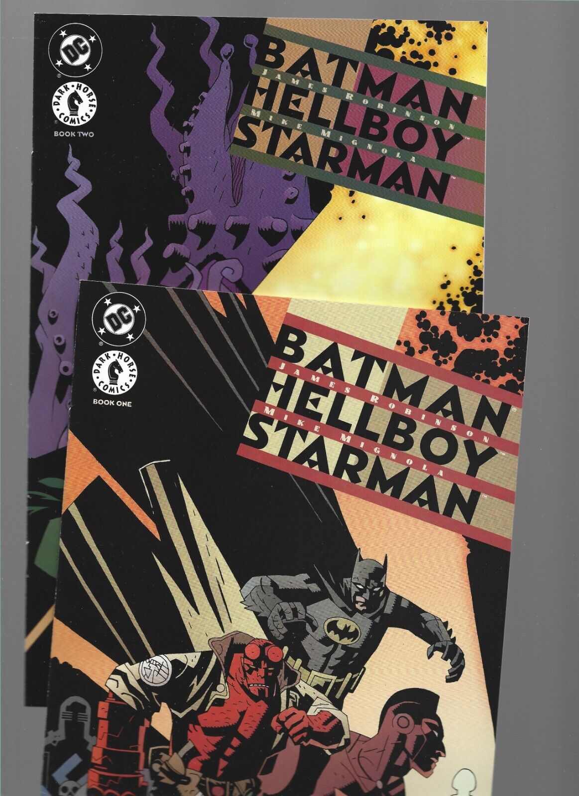 Batman Hellboy Starman #1-2 complete Mike Mignola UNLIMITED SHIPPING $4.99