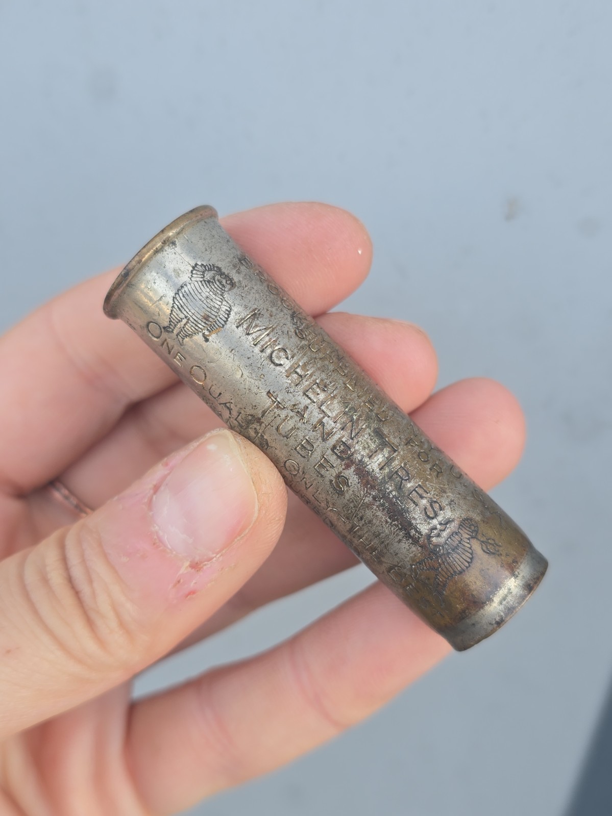 Rare Michelin Tire Co + tubes Schrader Universal Tire Gauge W Michelin Man 