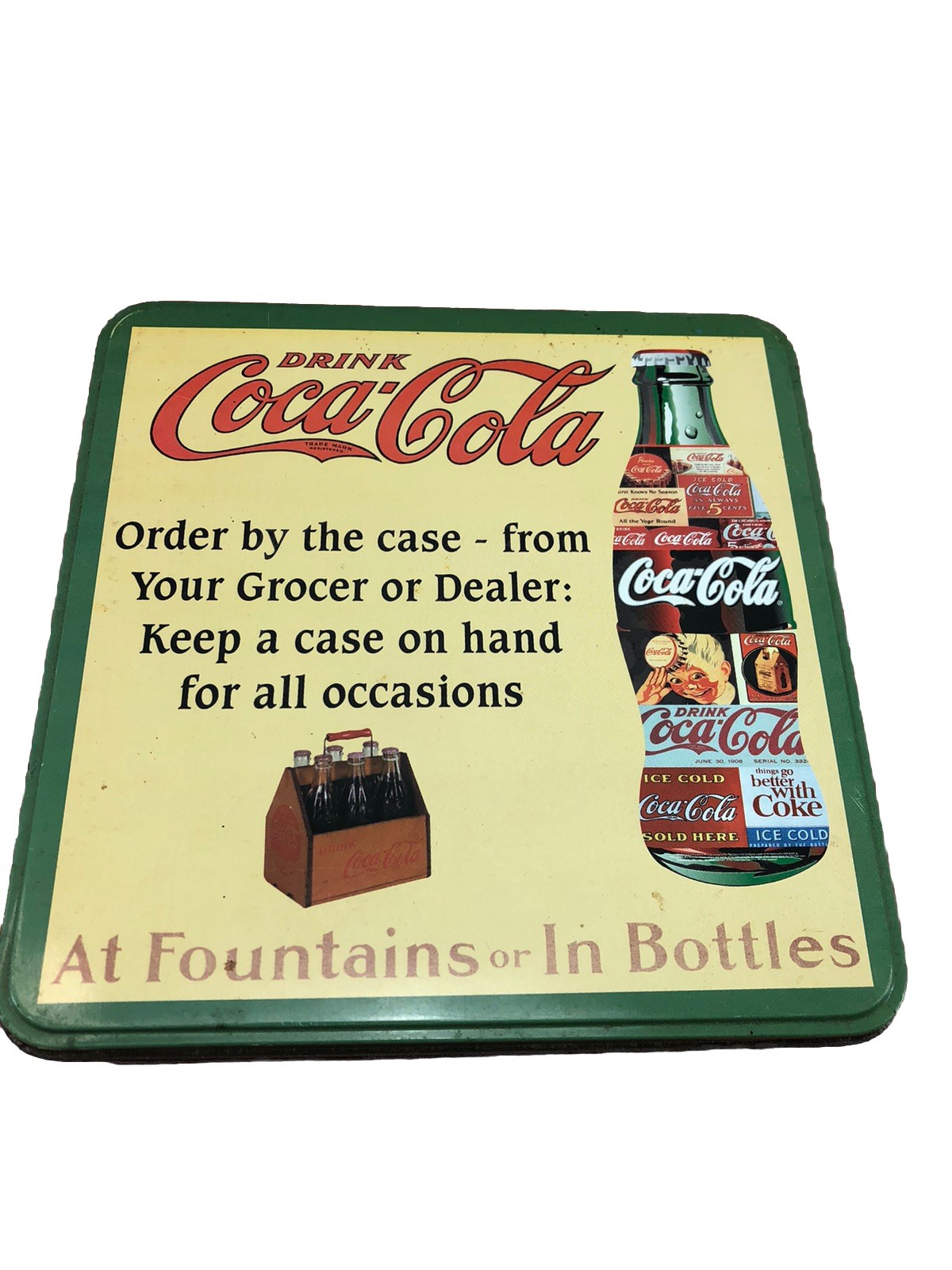 Coca Cola Bottle Shaped Jigsaw Puzzle In Collectors Tin 500 Pieces