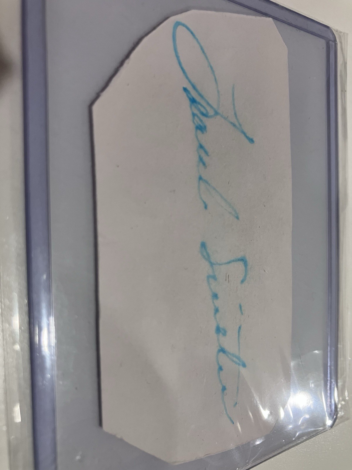 Frank Sinatra Signed Cut