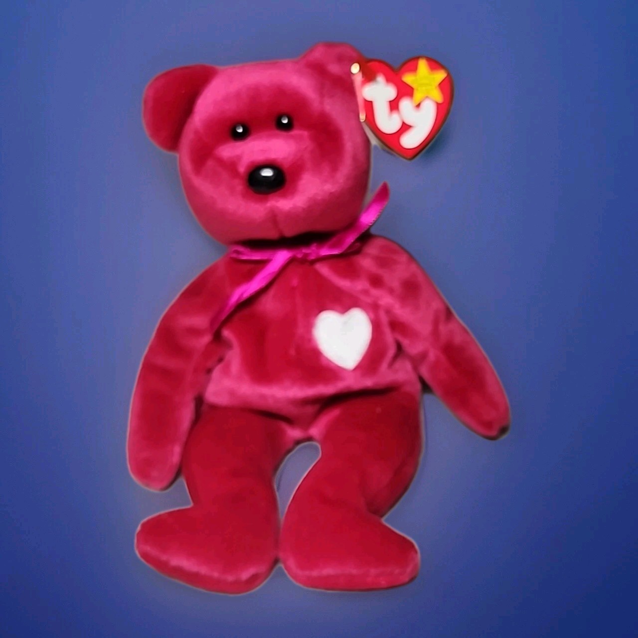 Rare Original 1998/1999 TY Beanie Baby Valentina with Errors